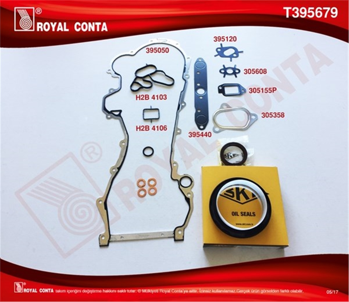 ALBEAALT TAKIM CONTA SKT KEÇELİ DOBLO-PALIO-ALBEA-CORSA 1.3 MJTD ROYAL T395679ROYALROYAL T395679