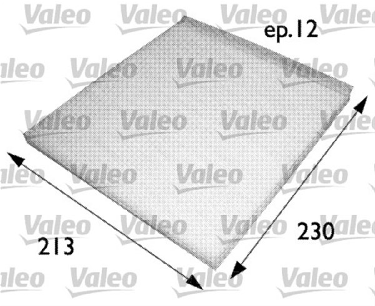 ALBEAPOLEN FİLTRESİ FIAT PALIO 1.2 1.4 1.6 ALBEA 1.2 1.4 1.6 VALEO 698691VALEOVALEO 698691