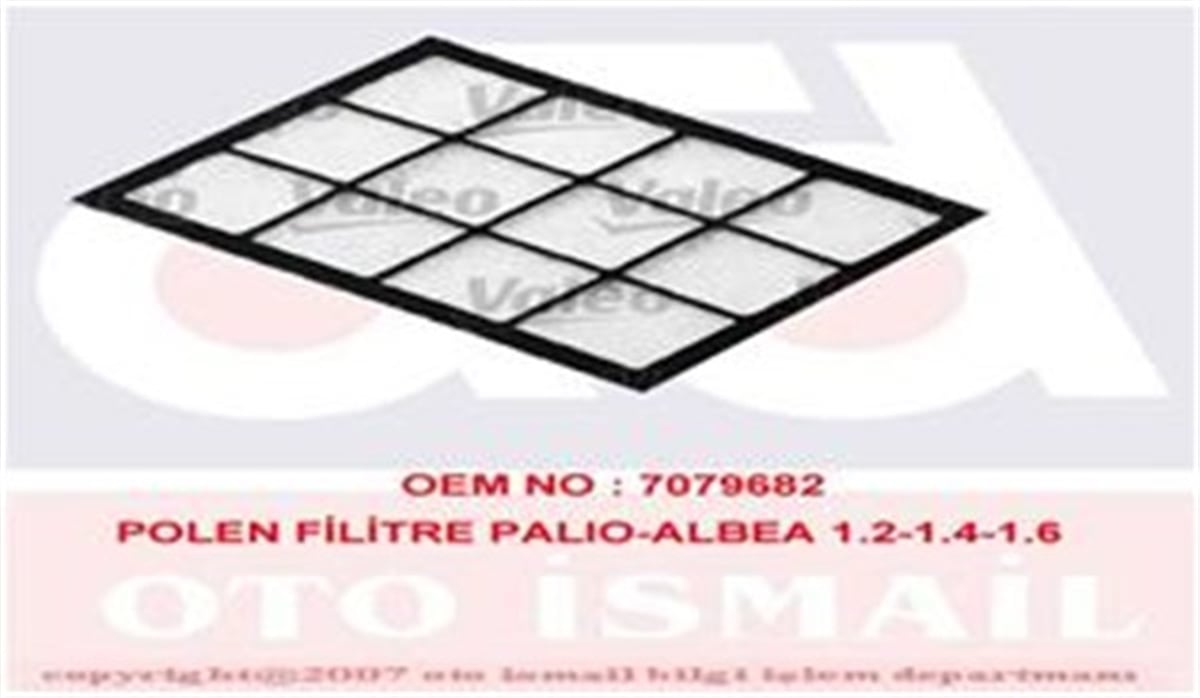 ALBEAPOLEN FİLTRESİ PALIO-ALBEA 1.2-1.4-1.6 VALEO 698690VALEOVALEO 698690