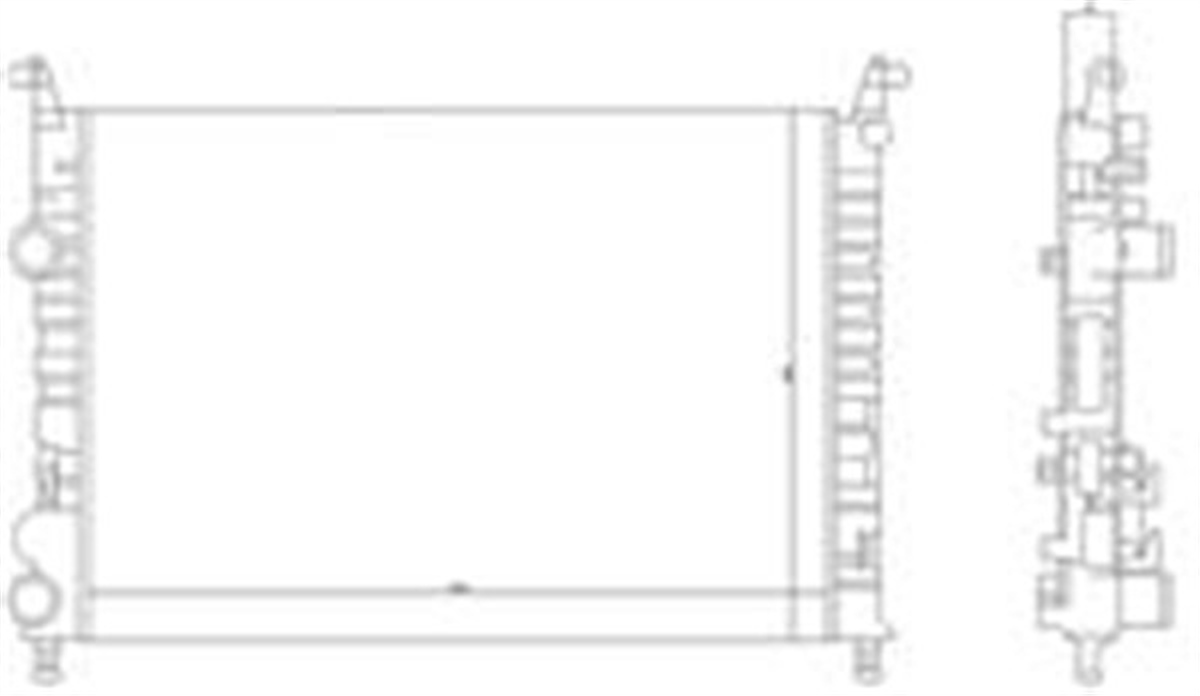 ALBEARADYATOR PALIO 1.2-ALBEA 1.6 AC KLİMASIZ MEK 530X379X22 ALEMİNYUM ORIS MFI856ORISORIS MFI856