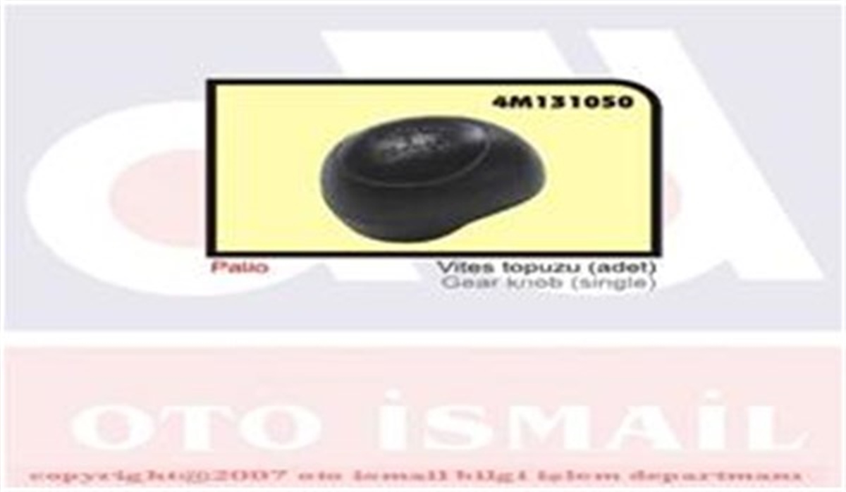 ALBEAVİTES TOPUZU ALBEA-PALIO YM OZAR 4M131050OZAROZAR 4M131050
