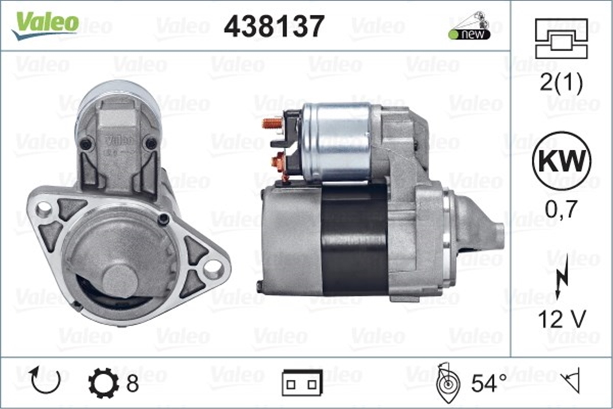 ALMERAMARŞ MOTORU NISSAN ALMERA-PRIMERA VALEO 438137VALEOVALEO 438137