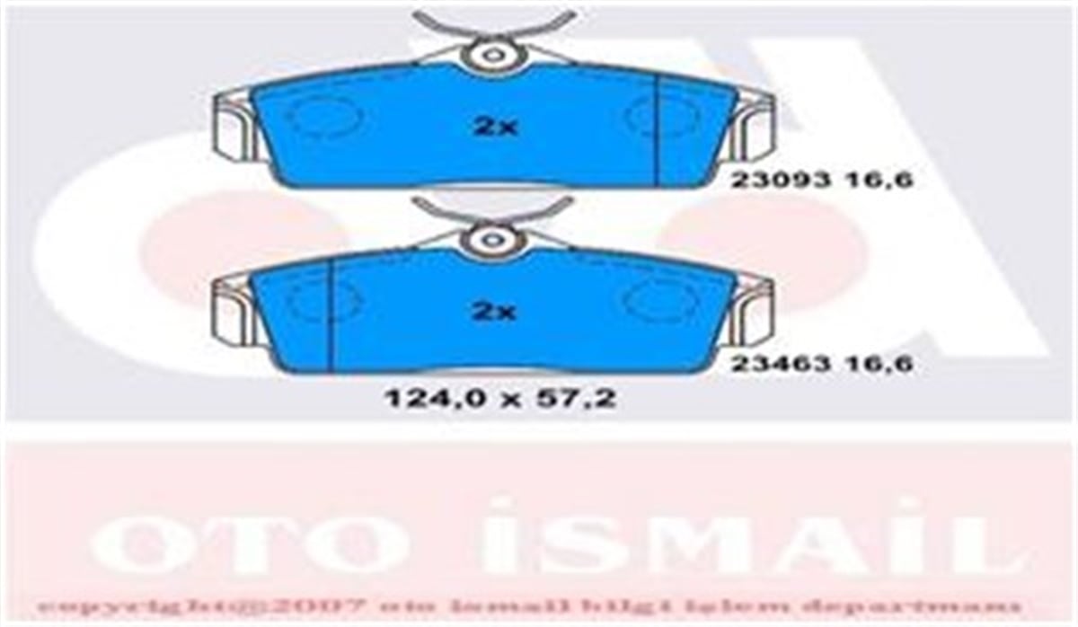 ALMERAÖN BALATA PRIMERA P11 1.6 2.0 96-12.02 ALMERA 1.5 1.8 00 1.5DCİ 2.2DCİ 03 TRW GDB3168TRWTRW GDB3168
