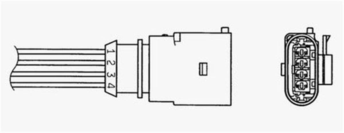 ALTEAOKSİJEN SENSÖRÜ OZA629-EV13 GOLF V-PLUS-POLO IV-V-ALTEA-IBIZA-OCTAVIA-ROOMSTER 1.4 451MM NGK-1350-NGK-1720-NGK-1722-NGK-90405-NGK-93413-NGK-96304 NGK 90280NGKNGK 90280