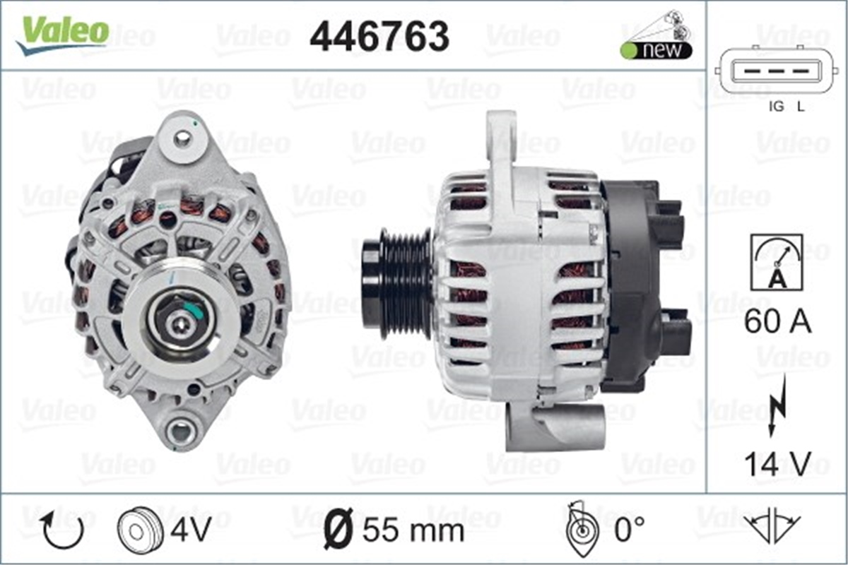 ALTOALTERNATÖR SUZUKI ALTO 800 VALEO 446763VALEOVALEO 446763