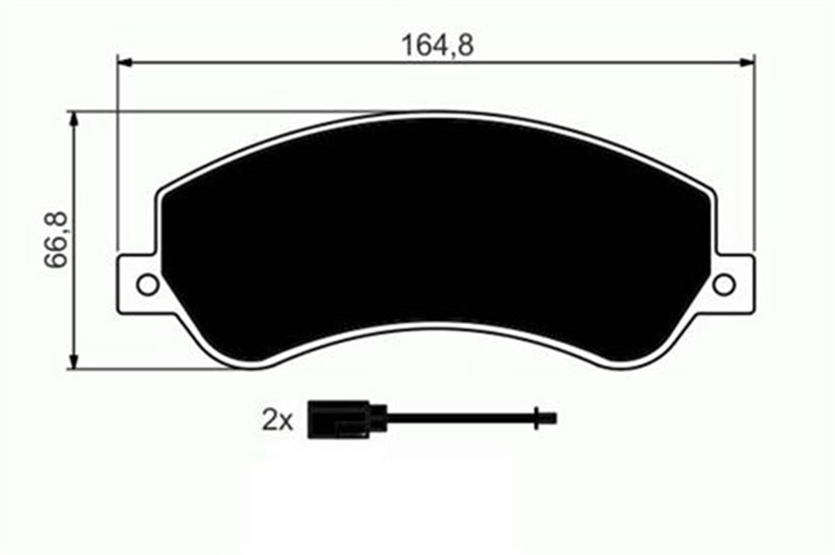 AMAROKÖN BALATA VW AMAROK 10 TRANSİT V184- V347 2.2 2.4 3.2 TDCI 07.06 FİŞLİ SANGSIN SP1675SANGSINSANGSIN SP1675
