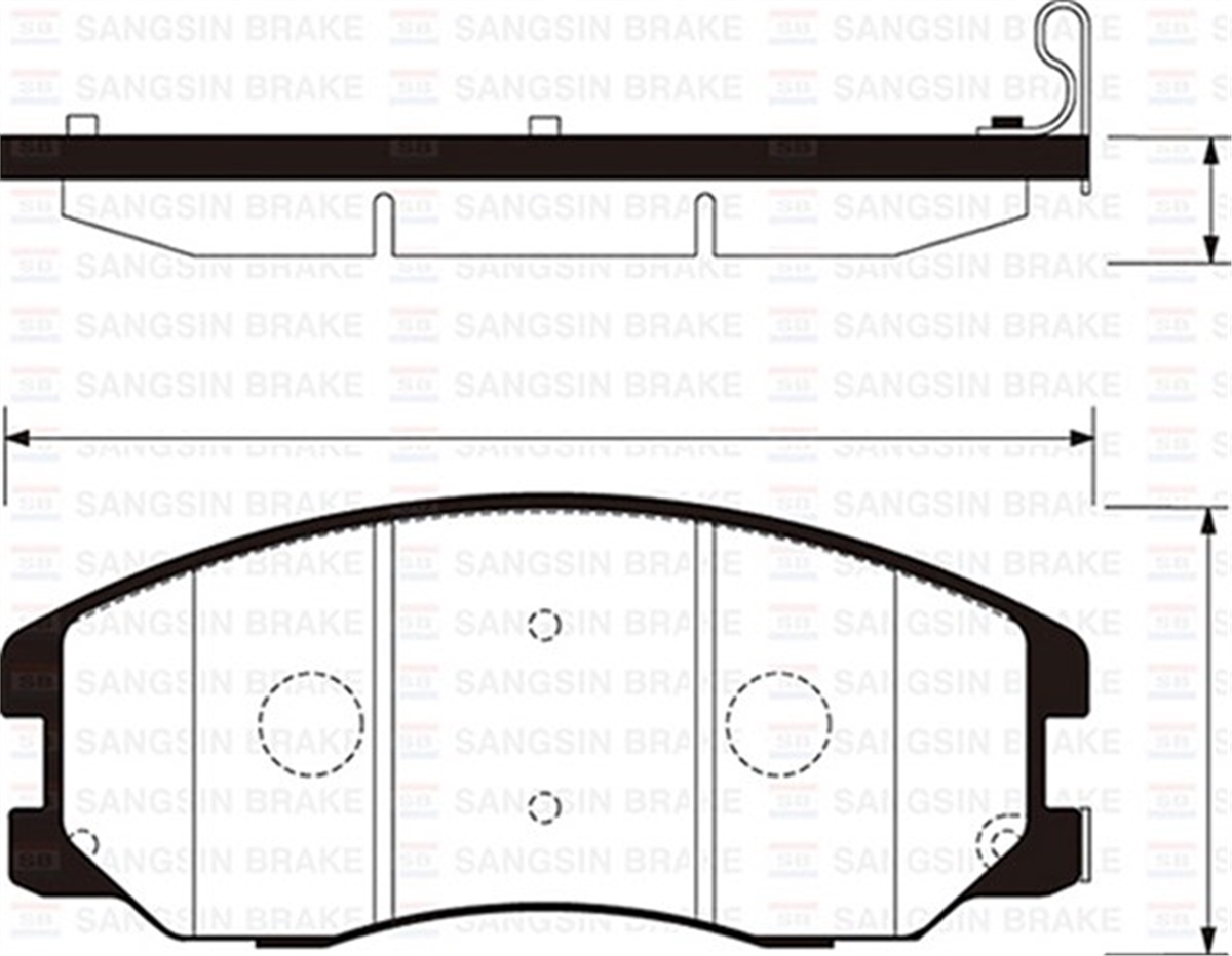 ANTARAÖN BALATA ANTARA 2.4-3.2 V6-2.0 CDTI 06 -CAPTİVA 06.06 GDB1715 SANGSIN SP1204SANGSINSANGSIN SP1204