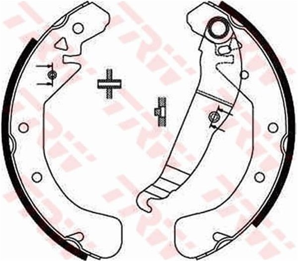 ASTRAARKA PABUÇ BALATA ASTRA F 91-98 ASTRA G 98-05 ASTRA H 04 COMBO 01 VECTRA B-ZAFIRA A 228X42 TRW GS8637TRWTRW GS8637