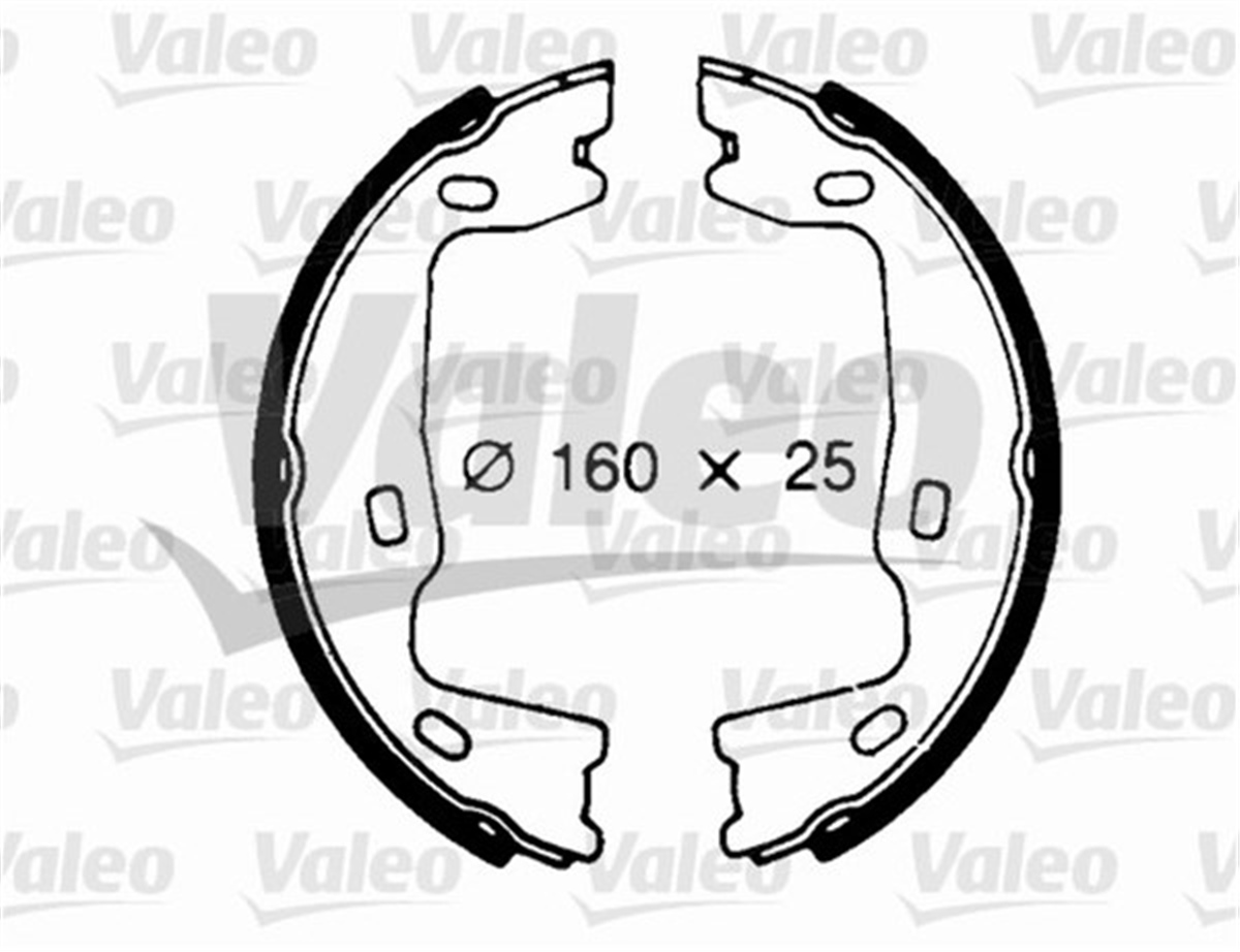 ASTRAARKA PABUÇ BALATA VECTRA A 88-95 VECTRA B 95-03 OMEGA 91-97 ASTRA F 91-98 VALEO 562572VALEOVALEO 562572