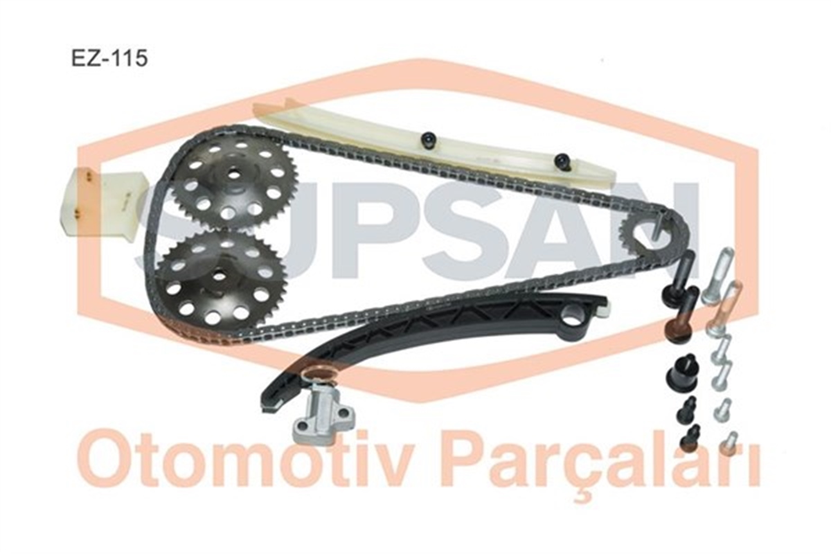 ASTRAEKSANTRİK ZİNCİR KİTİ SETİ ASTRA G-H 1.2-1.4-CORSA C-D 1.0-1.2-1.4 Z12XEP-Z14XEP-X12XE-Z12XE 10 PARÇA SUPSAN EZ-115SUPSANSUPSAN EZ-115