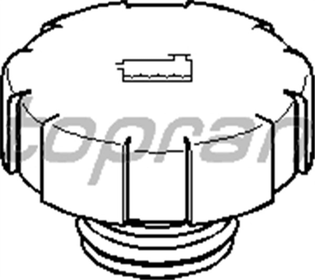 ASTRAGENLESME KAVANOZ KAPAĞI ASTRA H-CORSA D-SIGNUM-VECTRA C-ZAFIRA B TOPRAN 206670755TOPRANTOPRAN 206670755