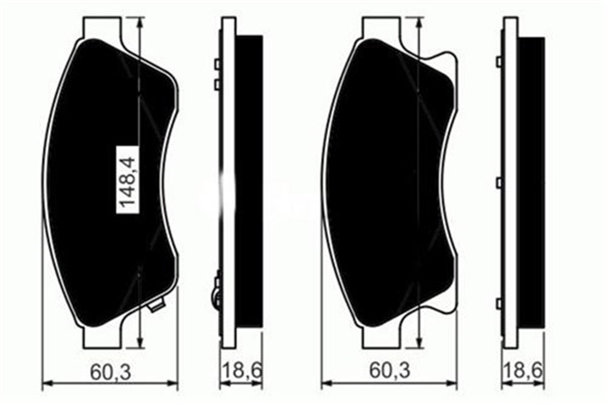 ASTRAÖN BALATA 15 INC ASTRA J 1.3 CDTI-1.4-1.4 TURBO-1.6 1.7 CDTİ 2.0CDTİ 10 AVEO 11 CRUZE 11 MARELLI 323700006100MARELLIMARELLI 323700006100