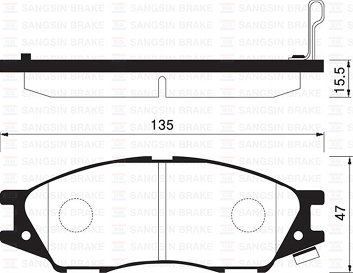 ASTRAÖN BALATA DİSK NISSAN ALMERA 03-07 OPEL ASTRA G COUPE GDB3563 SANGSIN SP1156SANGSINSANGSIN SP1156