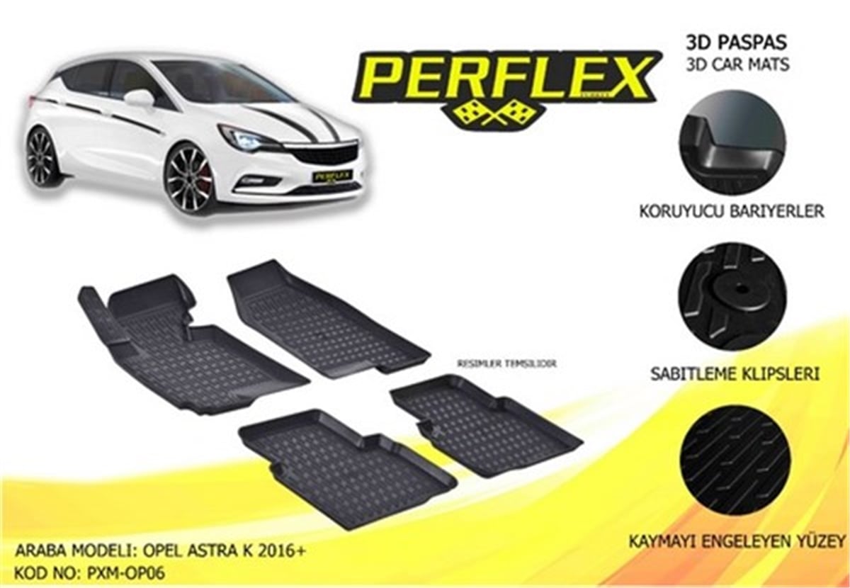 ASTRAPASPAS 3D X-MAT HAVUZLU OPEL ASTRA K 16 SİYAH PERFLEX PXM-OP06PERFLEXPERFLEX PXM-OP06
