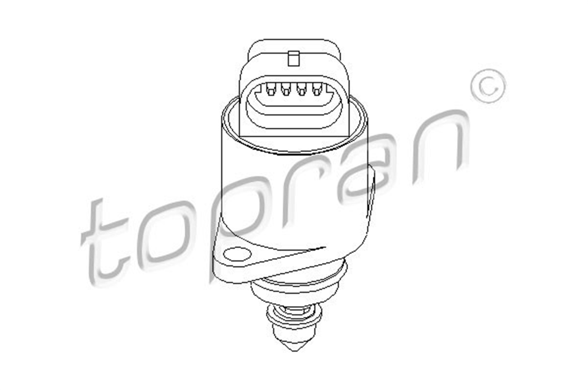 ASTRAROLANTİ AYAR VALFİ REGÜLATÖRÜ ASTRA F-CORSA B-VECTRA A 1.4-1.6 TOPRAN 206168756TOPRANTOPRAN 206168756