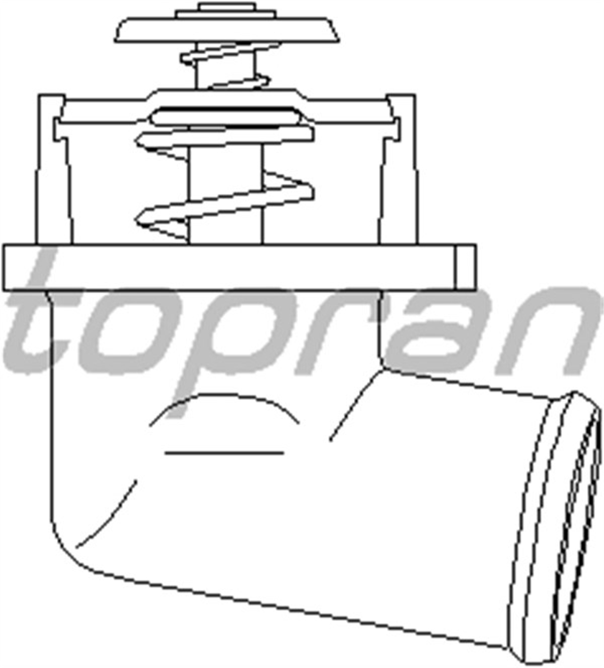 ASTRATERMOSTAT KOMPLE ASTRA F-CORSA B-TIGRA-VECTRA B-TIGRA 1.4 16V-1.6I 16V TOPRAN 205174755TOPRANTOPRAN 205174755