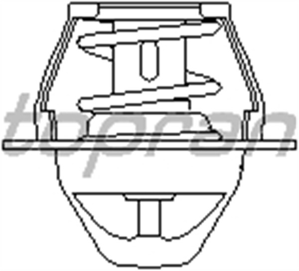 ASTRATERMOSTAT TH5501.92 CORSA A-B-ASTRA F-G-VECTRA A-B-ASCONA C-KADETT E-CIELO-LANOS V1542-1 TOPRAN 202317755TOPRANTOPRAN 202317755