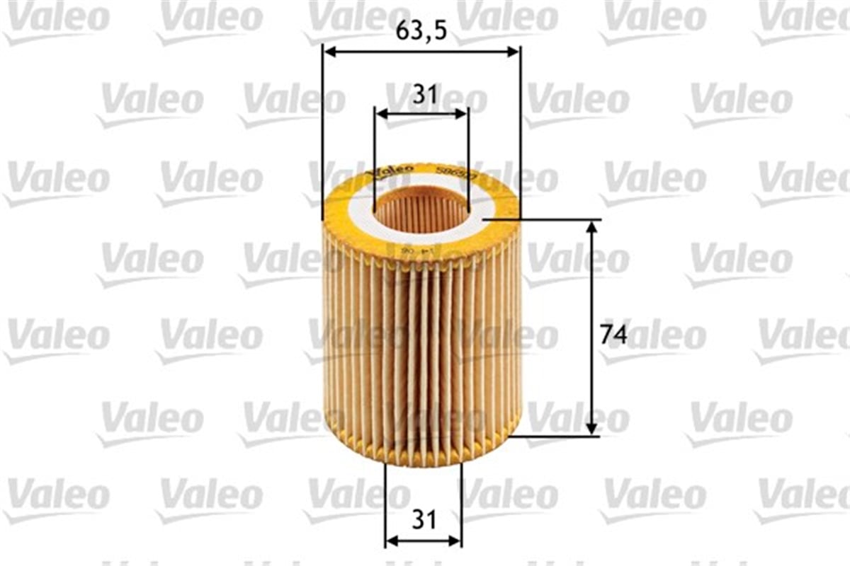 ASTRAYAĞ FİLTRESİ OPEL ZAFIRA B 1.9 CDTI-ASTRA H-VECTRA C VALEO 586510VALEOVALEO 586510