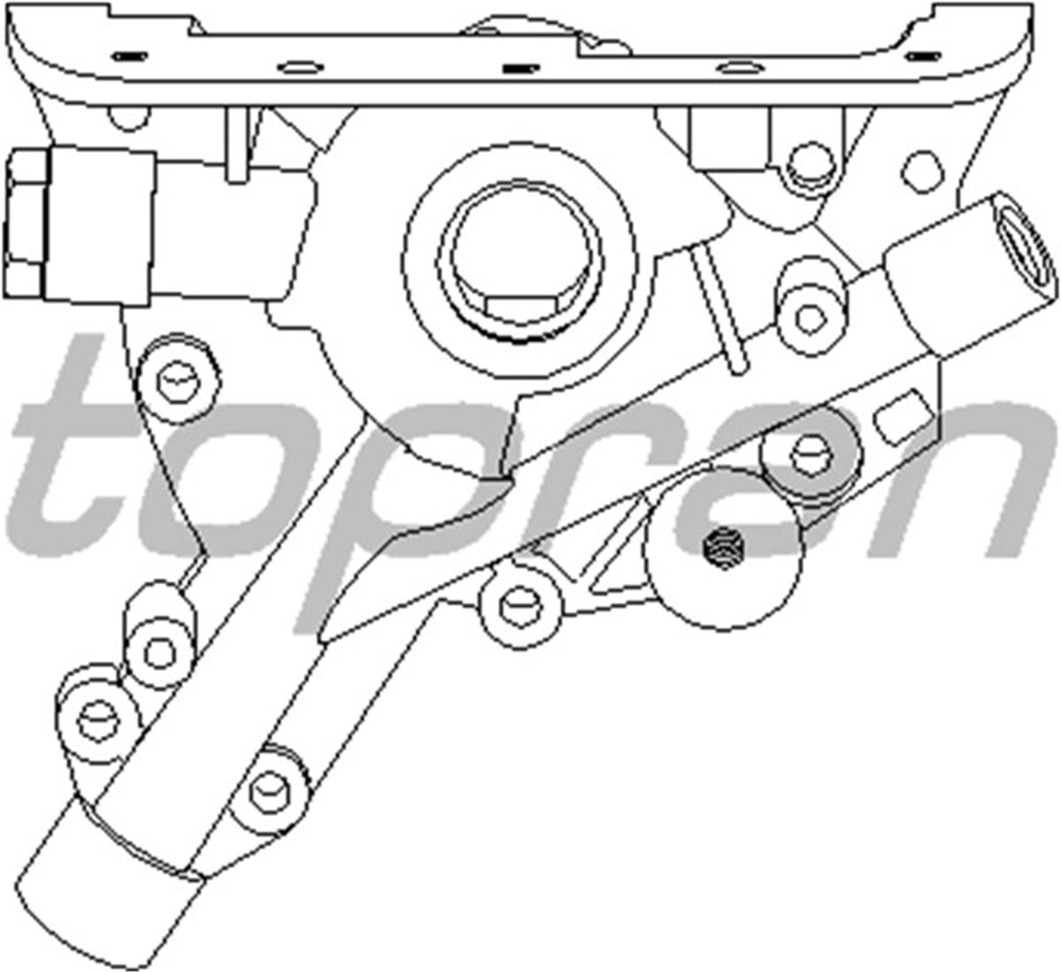 ASTRAYAĞ POMPASI ASTRA F-G 1.4-1.6-VECTRA A-B-C 1.6 16V CORSA B-1.2 1.4-CORSA C 1.4 X16XE-X14XE-X16XEL TOPRAN 205585755TOPRANTOPRAN 205585755