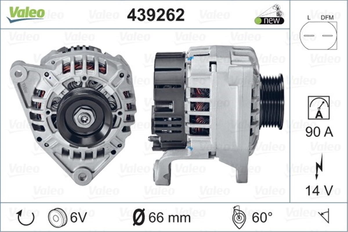 AUDIALTERNATÖR AUDI VALEO 439262VALEOVALEO 439262