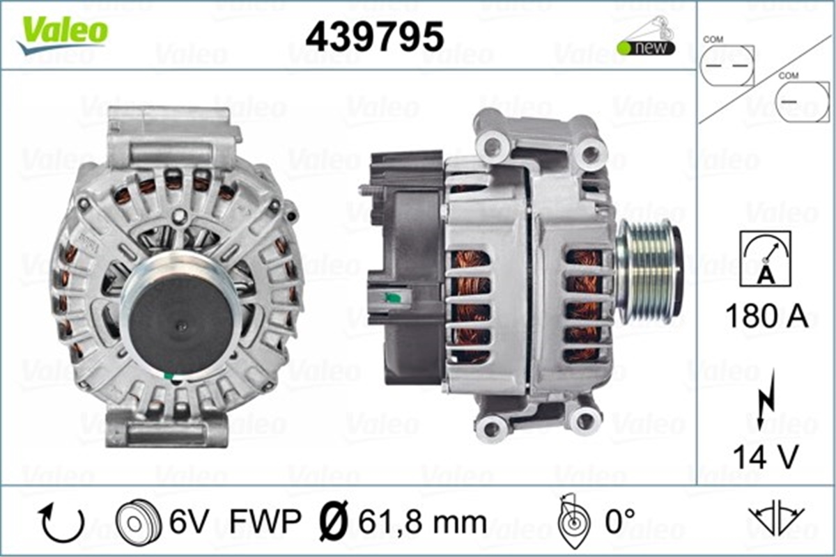 AUDIALTERNATÖR AUDI VALEO 439795VALEOVALEO 439795