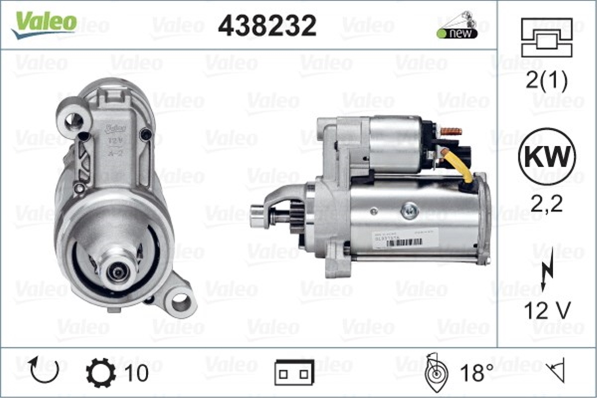 AUDIMARŞ MOTORU AUDI V6-V8 TDI B8-D4 MOTOR VALEO 438232VALEOVALEO 438232