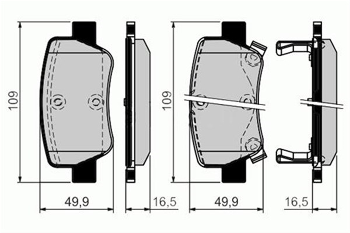 AVENSISARKA BALATA AVENSIS SEDAN-KOMBİ T27 1.6-1.8-2.0-2.0D-4D-2.2D-4D 09 MARELLI 323700014400MARELLIMARELLI 323700014400