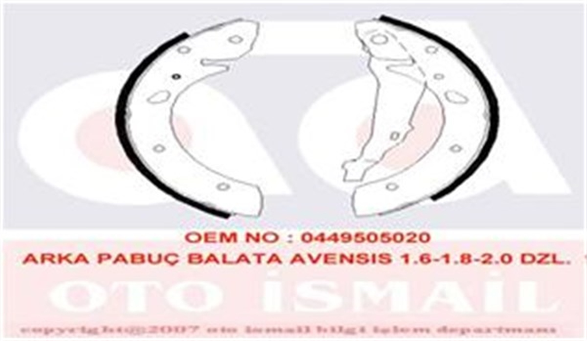 AVENSISARKA PABUÇ BALATA AVENSIS 1.6 1.8 2.0 1.6VVT-I-1.8VVT-I 2.0 VVTİ 2.0TD 2.0D-4D 98 03 228X36 VALEO 562773VALEOVALEO 562773