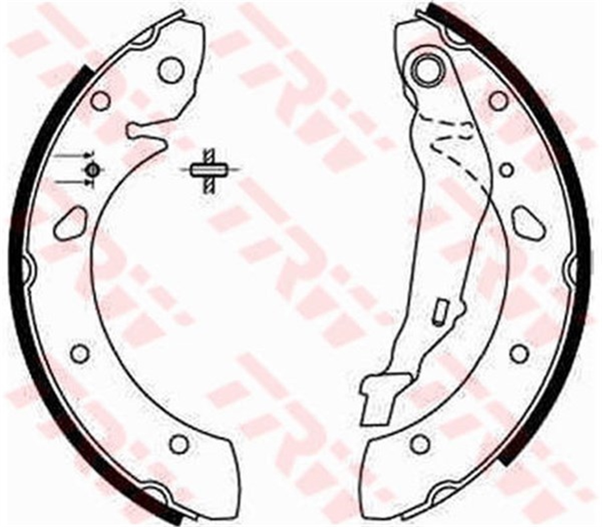 AVENSISARKA PABUÇ BALATA AVENSIS 1.6 1.8 2.0 1.6VVT-I-1.8VVT-I 2.0 VVTİ 2.0TD 2.0D-4D 98 03 228X36 TRW GS8632TRWTRW GS8632