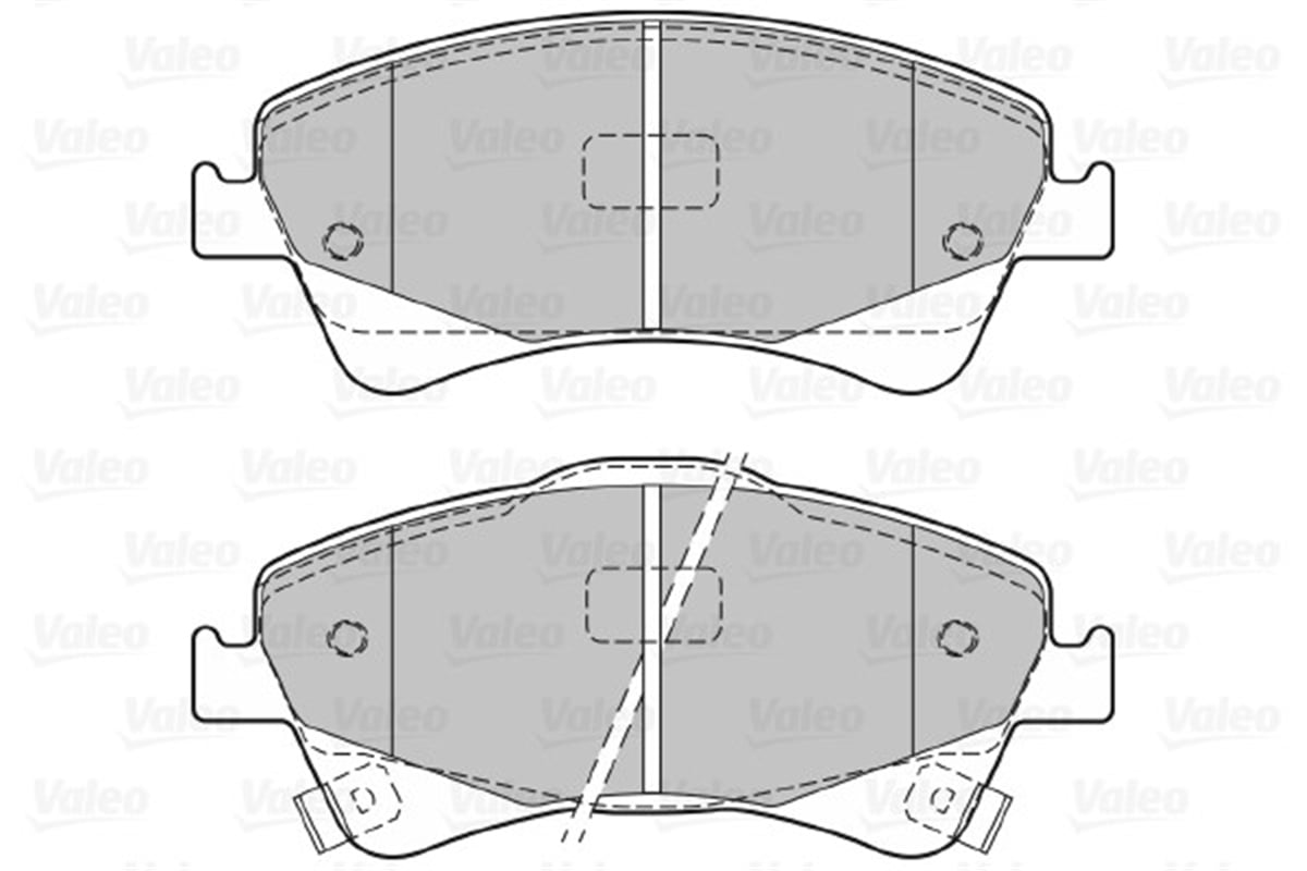 AVENSISÖN BALATA AURIS-COROLLA 2.0D-4D-2.2D 07 AVENSIS-VERSO 1.6-1.8-2.0-2.0D-4D 09 COROLLA 1.4D4D 09 VALEO 601059VALEOVALEO 601059