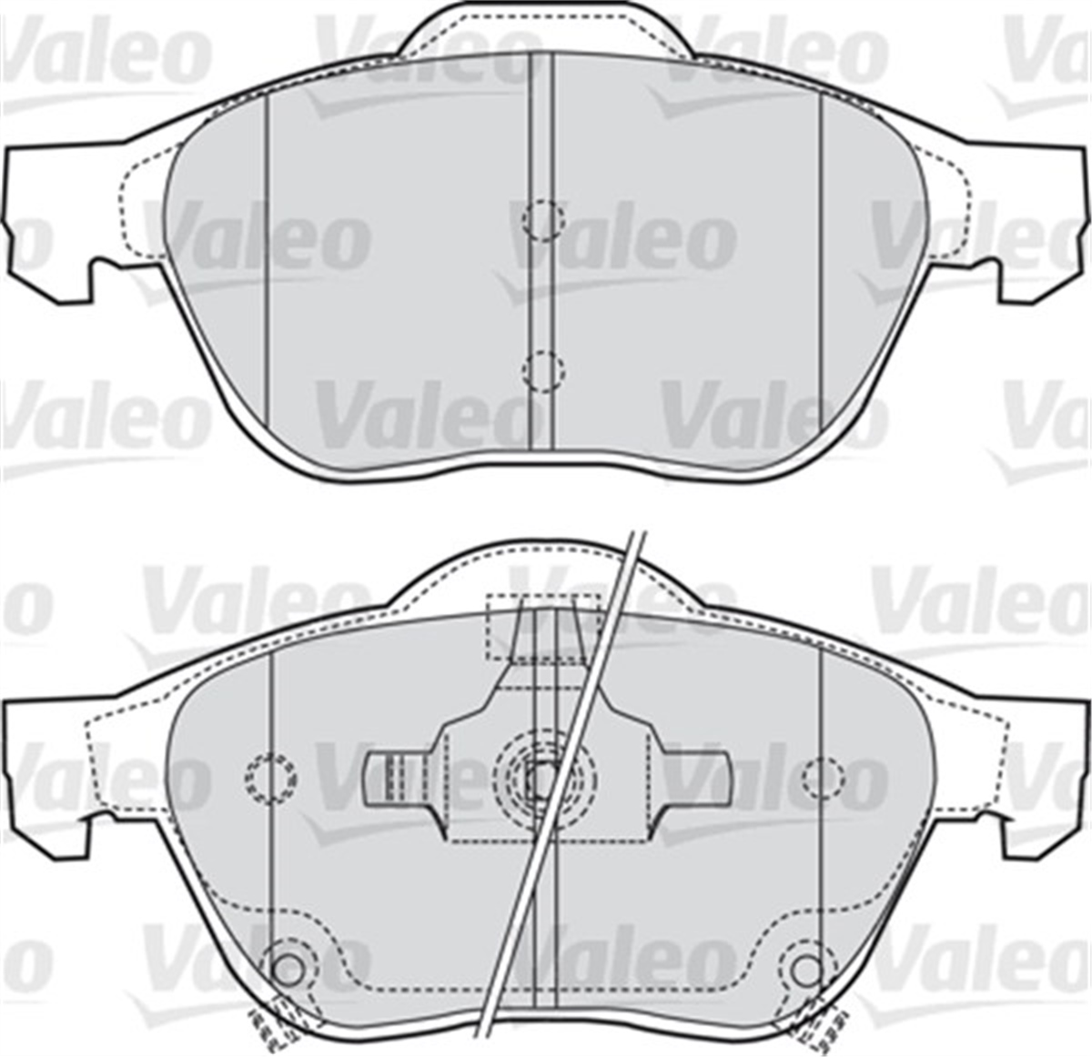 AVENSISÖN BALATA AVENSIS 1.8 VVTI- 2.0D-4D 07-2001-02-2003 AVENSIS 2.0 VVTI 00-09 15 LİK VALEO 598653VALEOVALEO 598653