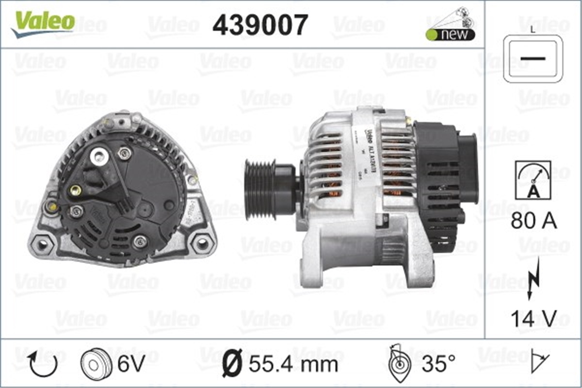 BMWALTERNATÖR BMW VALEO 439007VALEOVALEO 439007