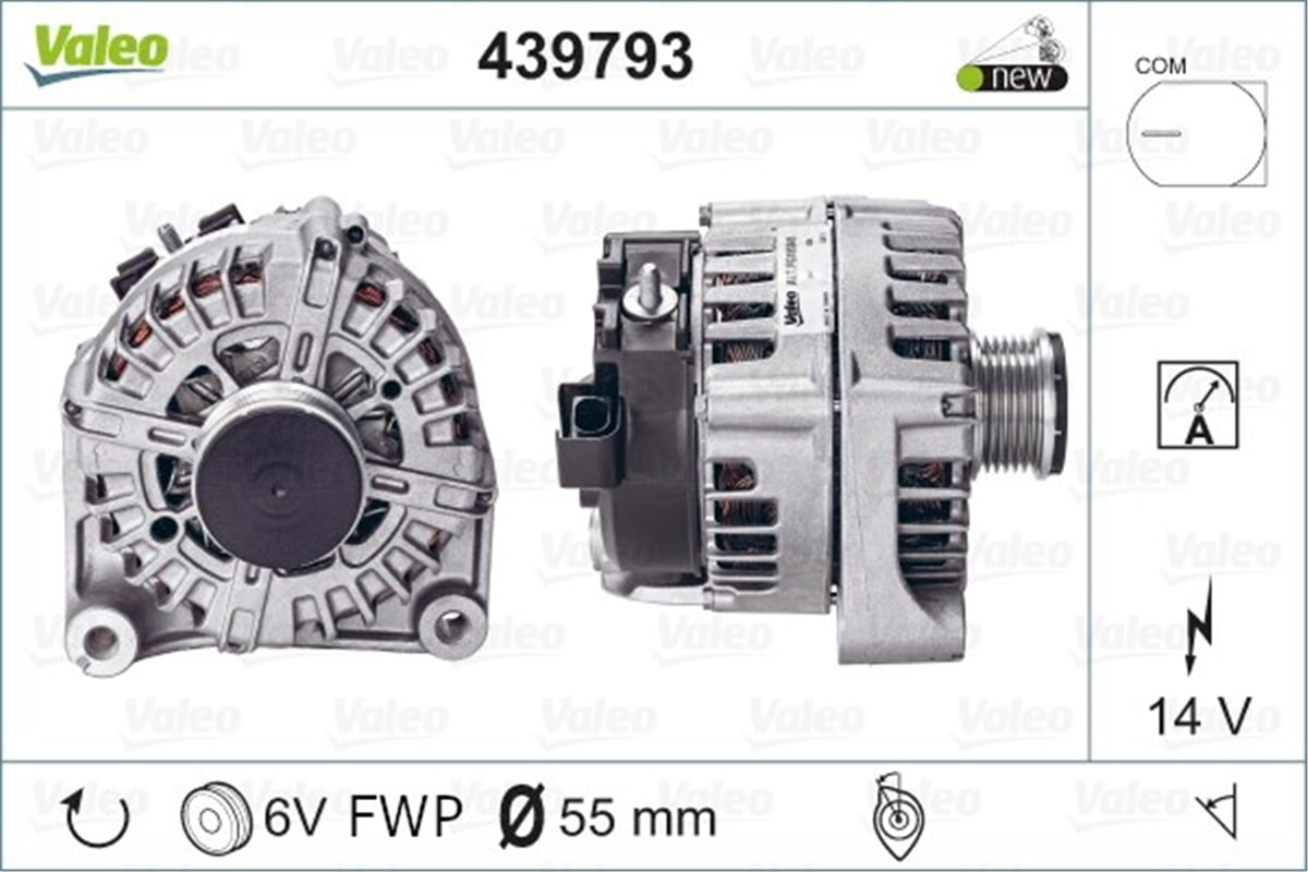 BMWALTERNATÖR BMW VALEO 439793VALEOVALEO 439793