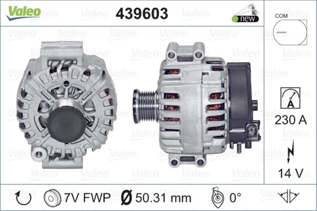 BMWALTERNATÖR BMW X5 3 0 VALEO 439603VALEOVALEO 439603