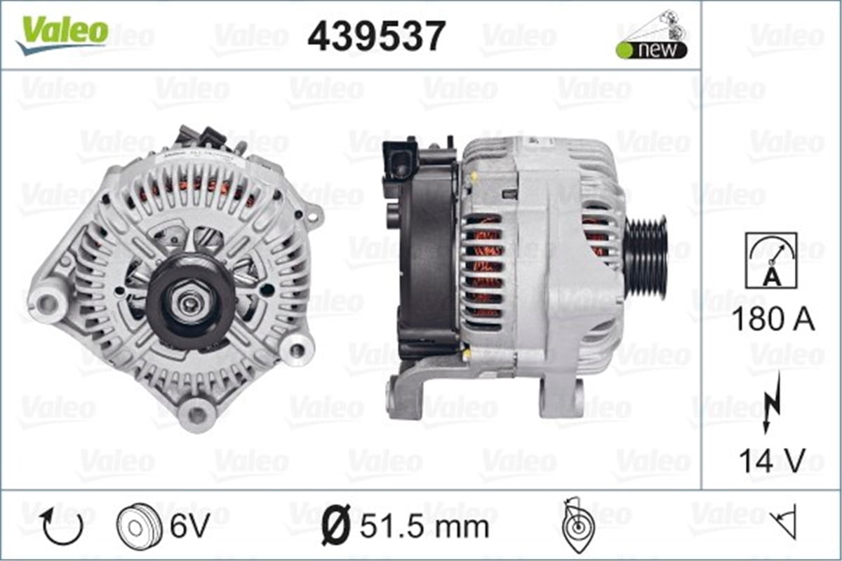BMWALTERNATÖR BMW X5 VALEO 439537VALEOVALEO 439537