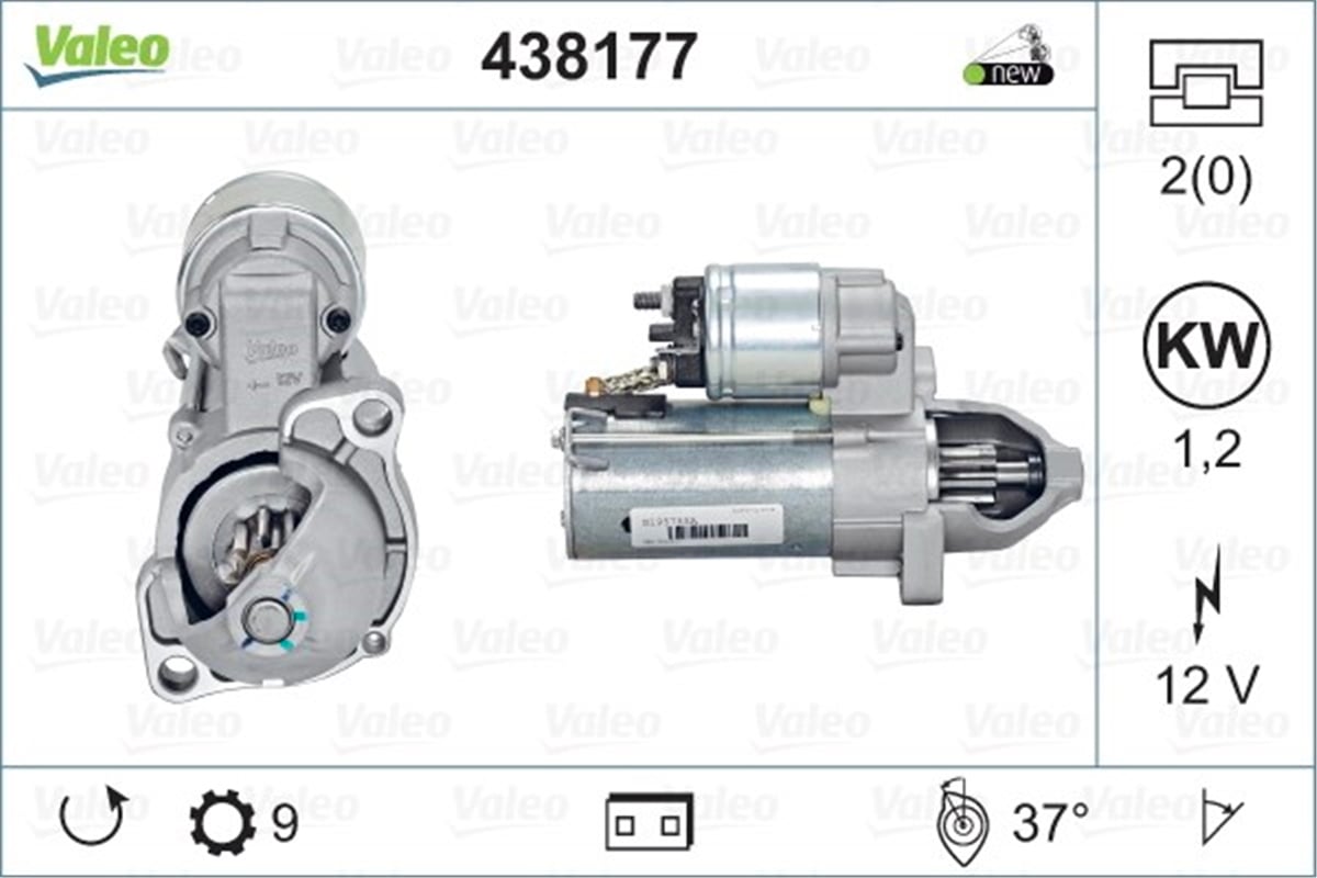 BMWMARŞ MOTORU BMW GS ENDURO MOTO. VALEO 438177VALEOVALEO 438177