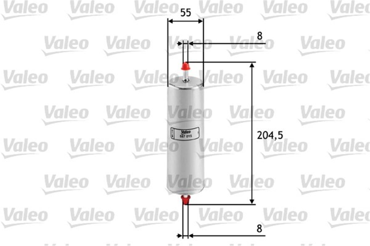 BMWYAKIT FİLTRESİ BENZİN BMW 3 COMPACT 316I VALEO 587015VALEOVALEO 587015