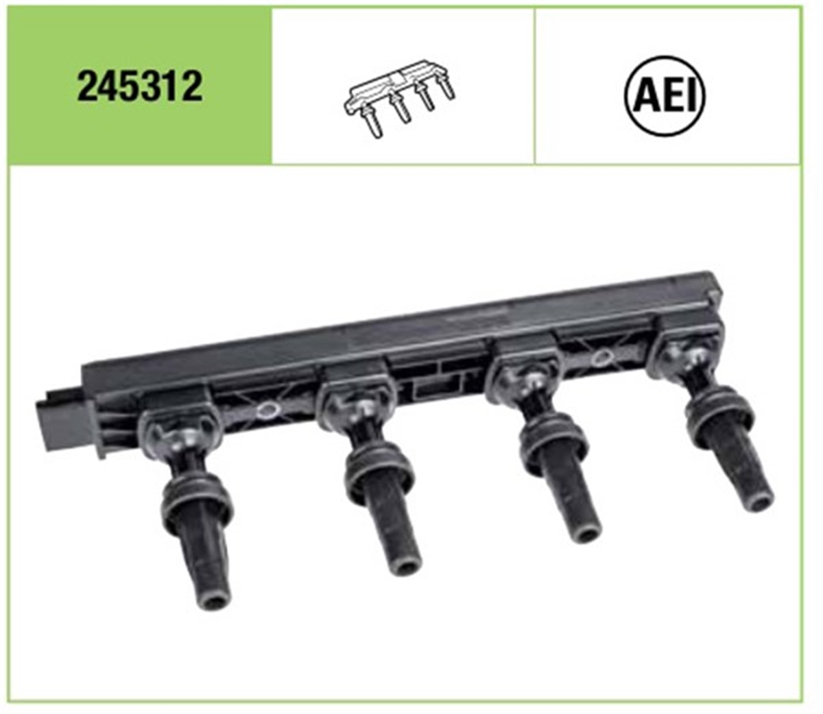 C-ELYSEEATEŞLEME BOBİNİ PSA CITROEN ELYSEE-P301 1.6 VTİ 115 13 VALEO 245312VALEOVALEO 245312