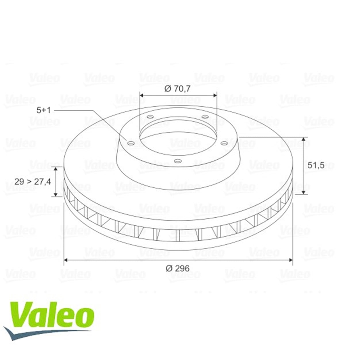 CAPTIVAÖN FREN AYNASI ANTARA 2.4-3.2 V6-2.0CDTI 06 CHEVROLET CAPTIVA 2.4-3.2-2.0D 06 296X29X5DLXHAVALI VALEO 197190VALEOVALEO 197190