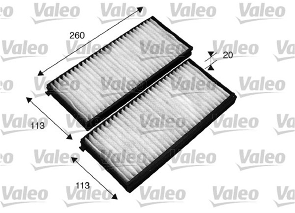 CARENSPOLEN FİLTRESİ 2 Lİ TK KIA CARENS II PA VALEO 715522VALEOVALEO 715522