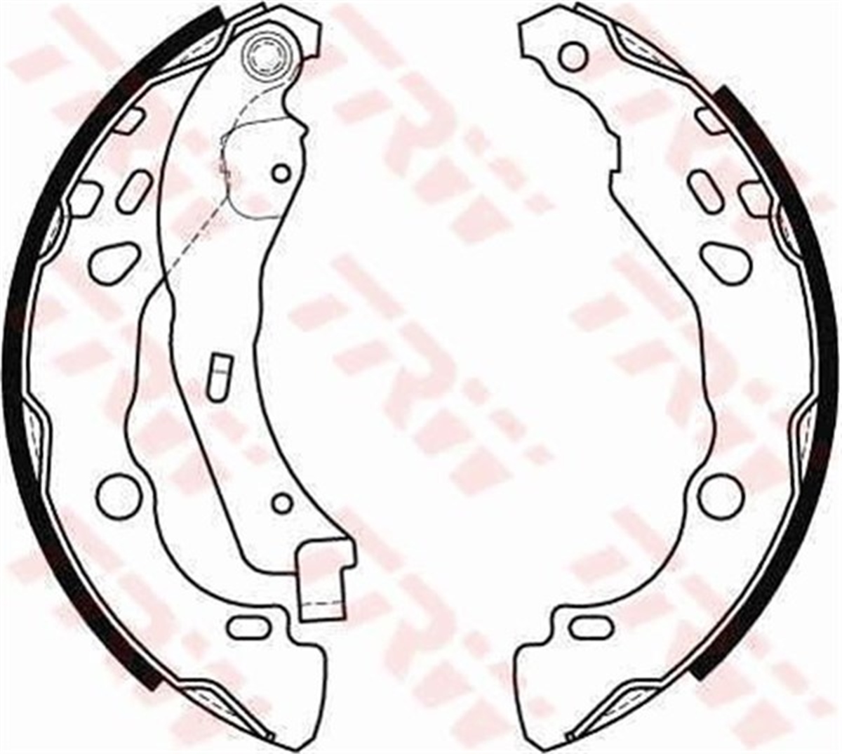 CHEROKEEARKA PABUÇ BALATA KİTİ CHEROKEE 08 WRANGLER 07 VOYAGER 90-95 DODGE NITRO 07-12 TRW GSK1081TRWTRW GSK1081