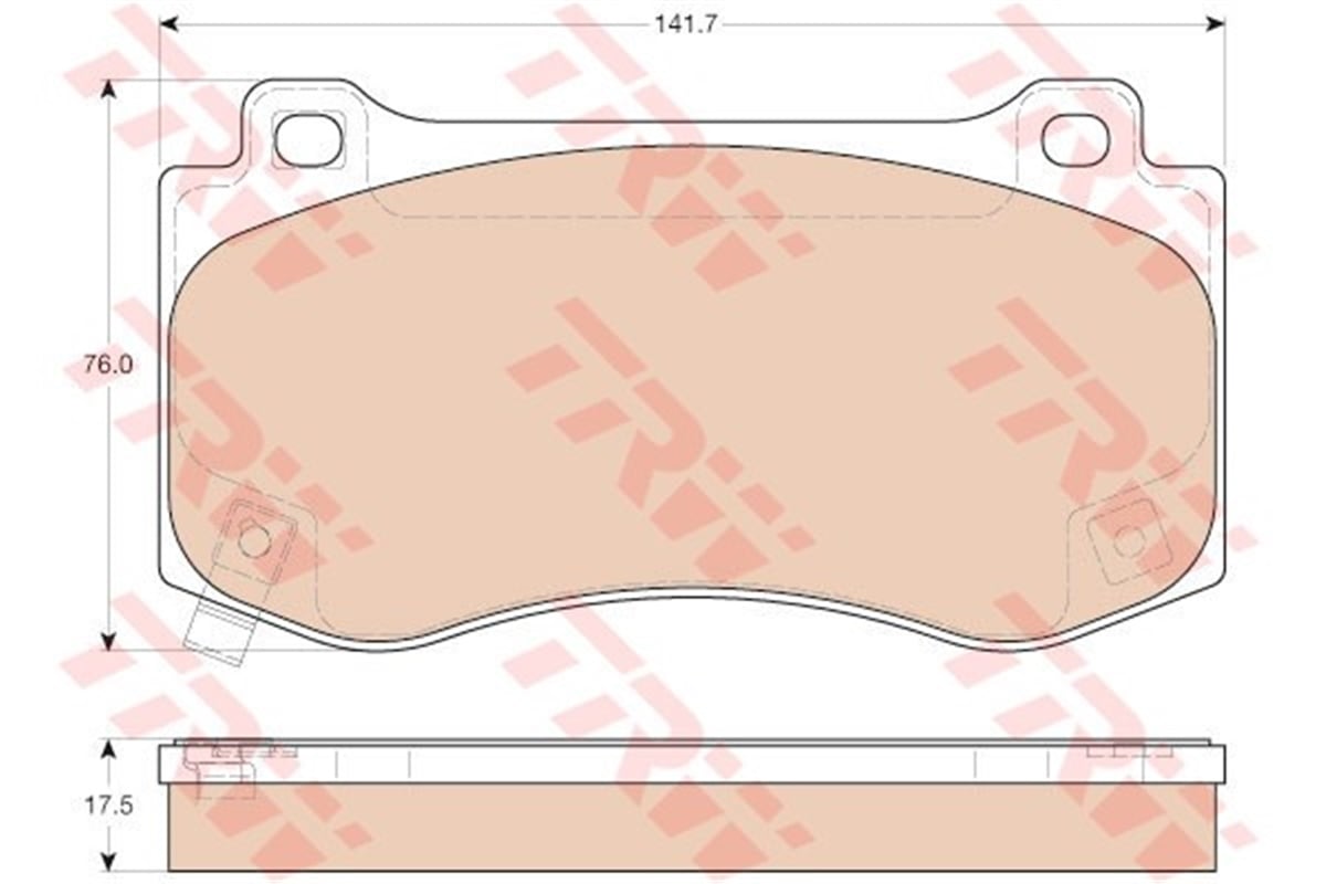 CHEROKEEÖN BALATA 300 C LX 2.7-3.5-5.7-6.1 SRT8-3.0 CRD 04-12 GRAND CHEROKEE III 3.7 V6 4X4 06-10 TRW GDB4449TRWTRW GDB4449