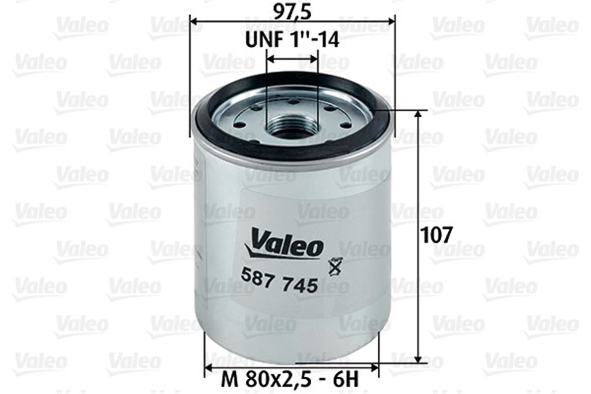 CHEROKEEYAKIT FİLTRESİ MAZOT JEEP VOYAGER II-III 2.5TD-CHEROKEE 2.5CRD-2.8CRD-2.5-2.5TD-2.5TDİ VALEO 587745VALEOVALEO 587745