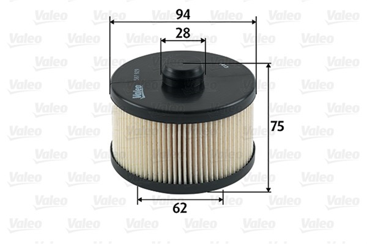 CHRYSLERYAKIT FİLTRESİ MAZOT CHRYSLER VOYAGER III 2.5 CRD VALEO 587929VALEOVALEO 587929