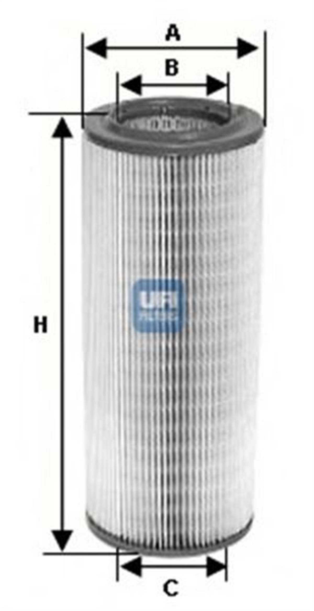 CIVICHAVA FİLTRESİ CIVIC VII 2.0 01-05 UFI 2760100UFIUFI 2760100