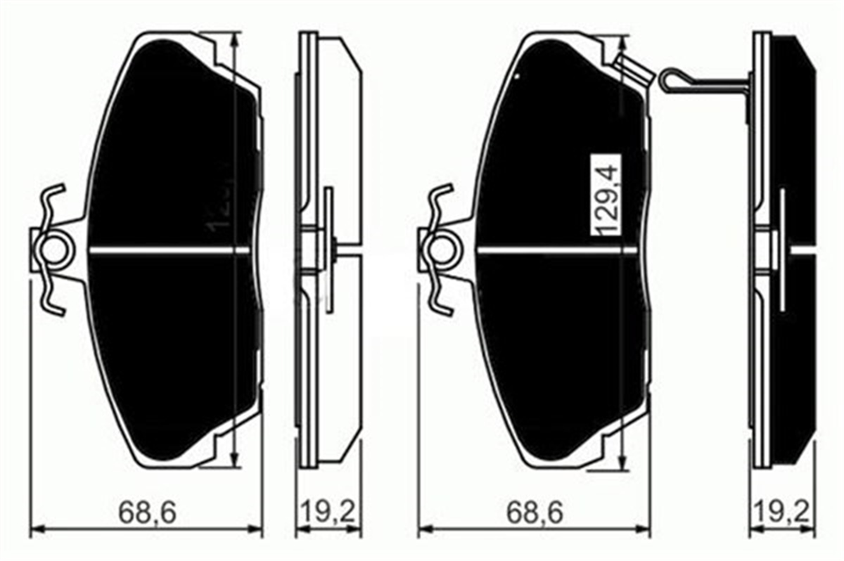 CIVICÖN BALATA CIVIC VI 95-05 ROVER 200 400 95-00 25 00-05 45 00-05 MG 01-05 800 92-93 COUPE TRW GDB496TRWTRW GDB496