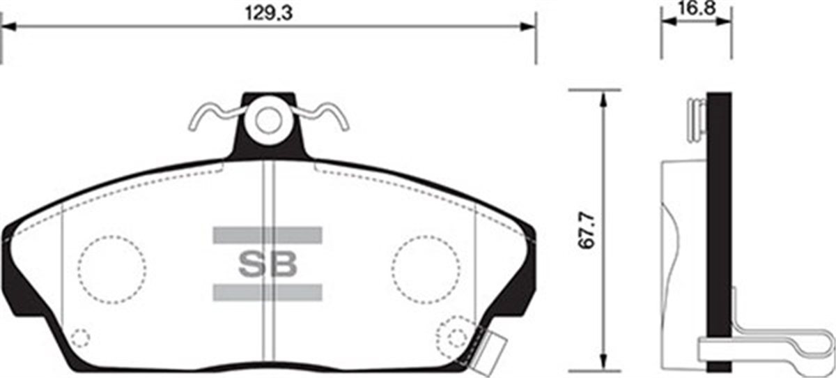 CIVICÖN BALATA CIVIC VI 95-05 ROVER 200-400 95-00 25 00-05 45 00-05 MG 01-05 GDB1319-GDB479 SANGSIN SP1571SANGSINSANGSIN SP1571