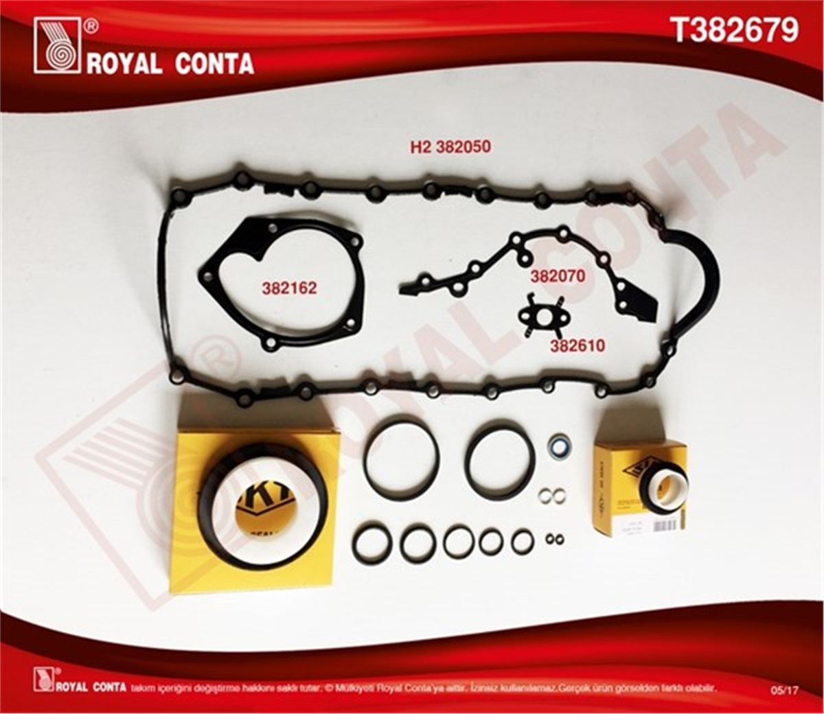 CLIOALT TAKIM CONTA SKT KEÇELİ CLIO-MEGANE 1.5 DCİ ROYAL T382679ROYALROYAL T382679