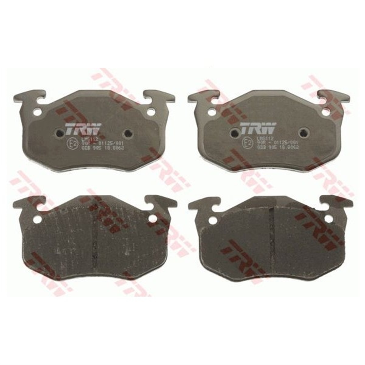 CLIOARKA BALATA R9-R19-PEUGEOT 106 96 P206 00 P306 97-01 MEGANE I-CLIO I-II -SAXO 96 XSARA 97 İNCE TİP TRW GDB1305TRWTRW GDB1305