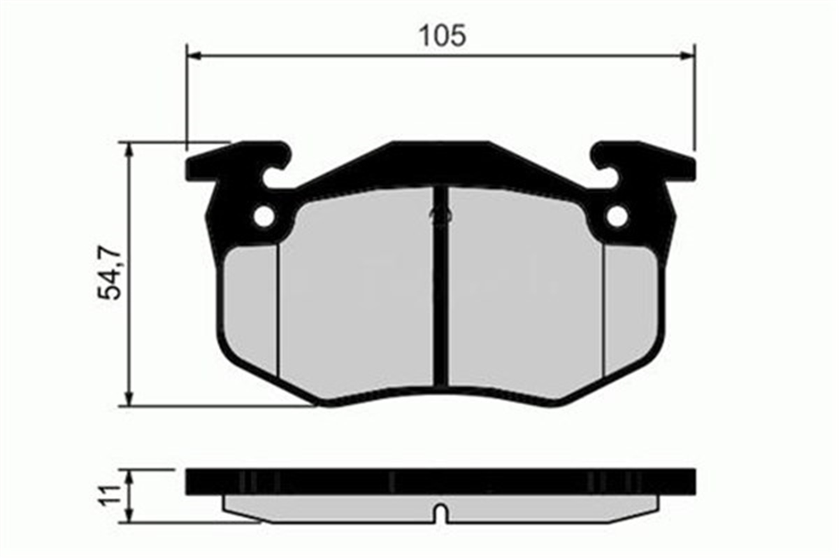 CLIOARKA BALATA R9-R19-PEUGEOT 106 96 P206 00 P306 97-01 MEGANE I-CLIO I-II -SAXO 96 XSARA 97 MARELLI 323700014800MARELLIMARELLI 323700014800